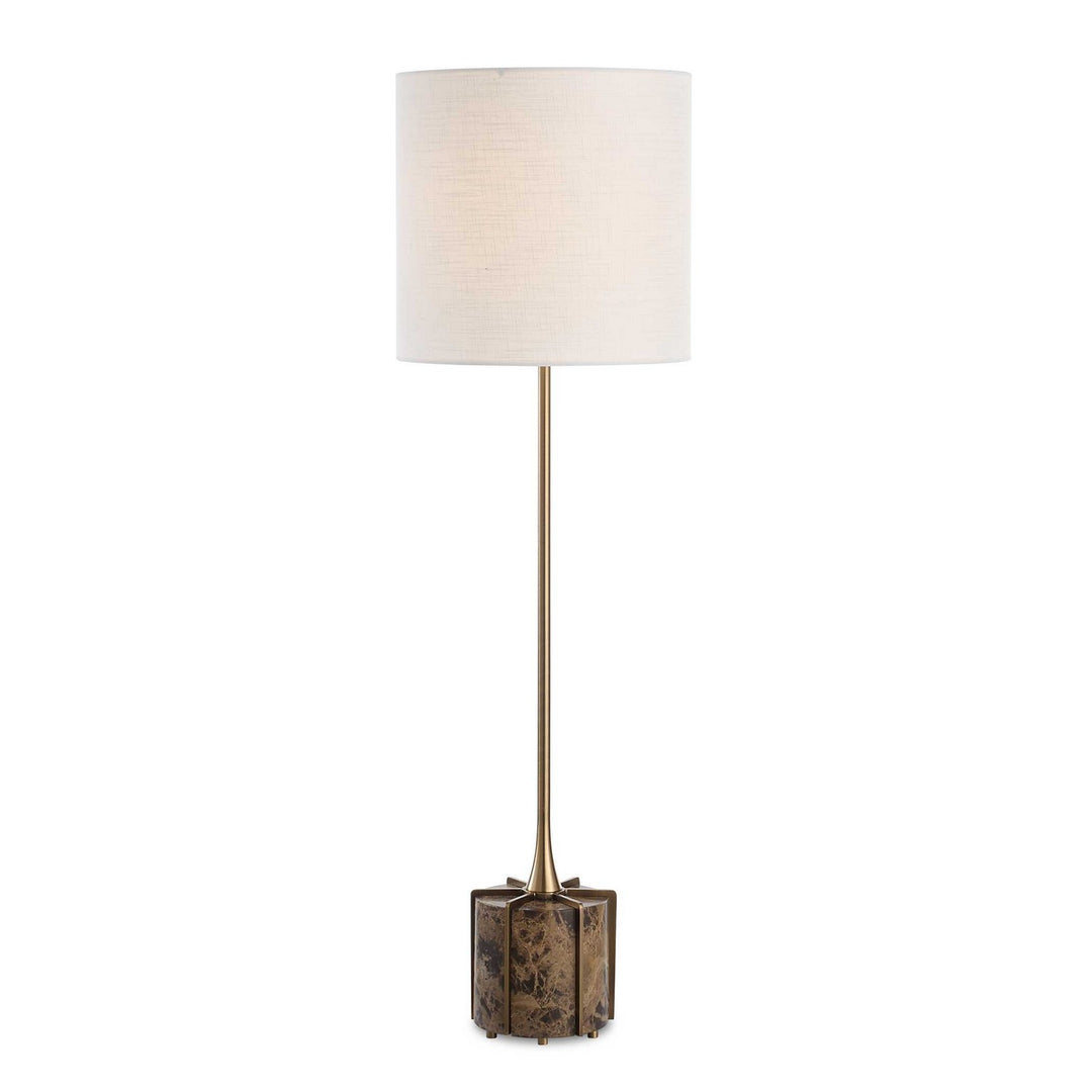 Britwell One Light Buffet Lamp in Brass - available from The Lighting Shoppe, trusted by Canadian homeowners