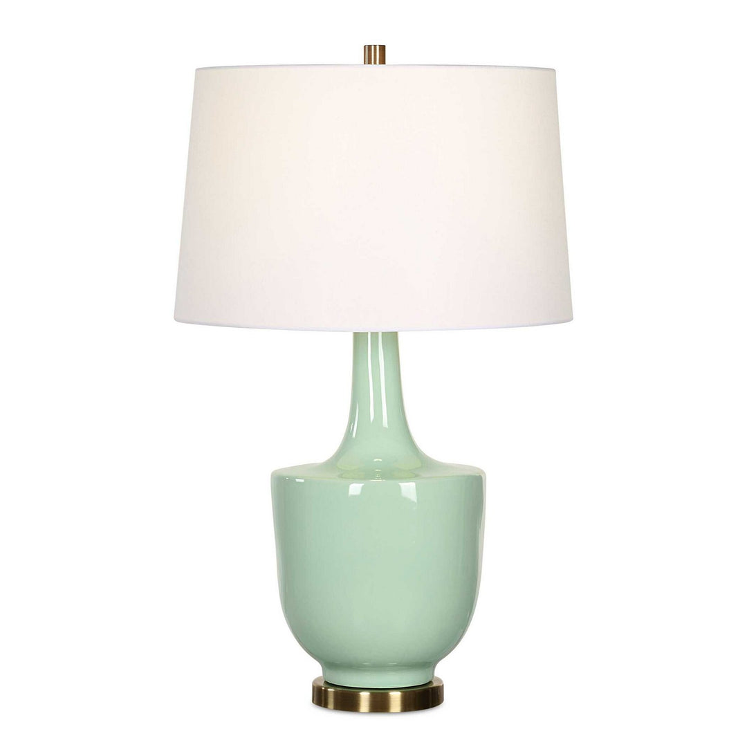 Kyla One Light Table Lamp in Antique Brass - available from The Lighting Shoppe, trusted by Canadian homeowners
