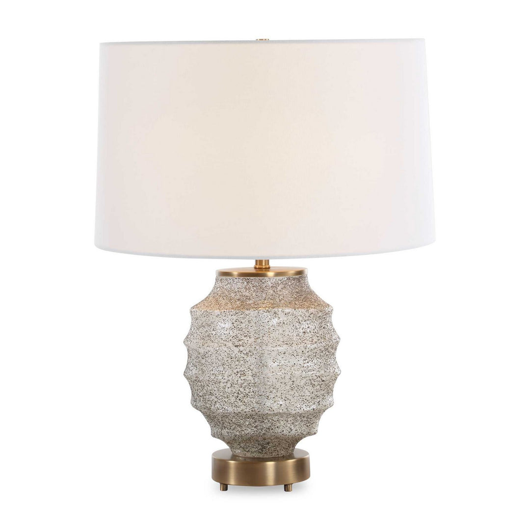 Acosta One Light Table Lamp in Antiqued Brass - available from The Lighting Shoppe, trusted by Canadian homeowners