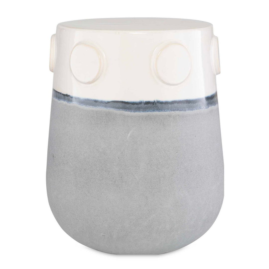 Mulvane Garden Stool in Off-white - available from The Lighting Shoppe, trusted by Canadian homeowners