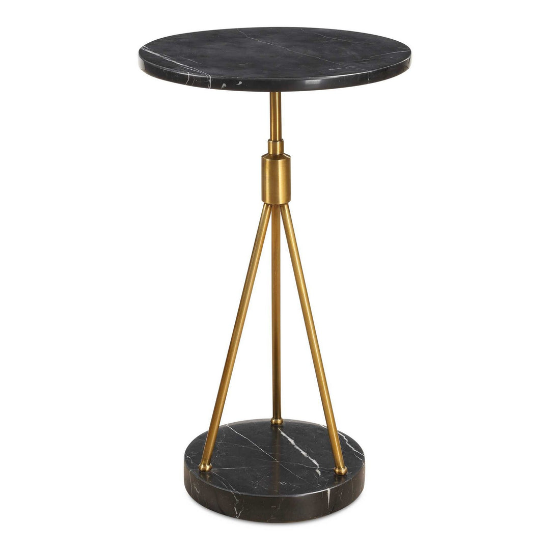 Rosston Accent Table in Brass - available from The Lighting Shoppe, trusted by Canadian homeowners