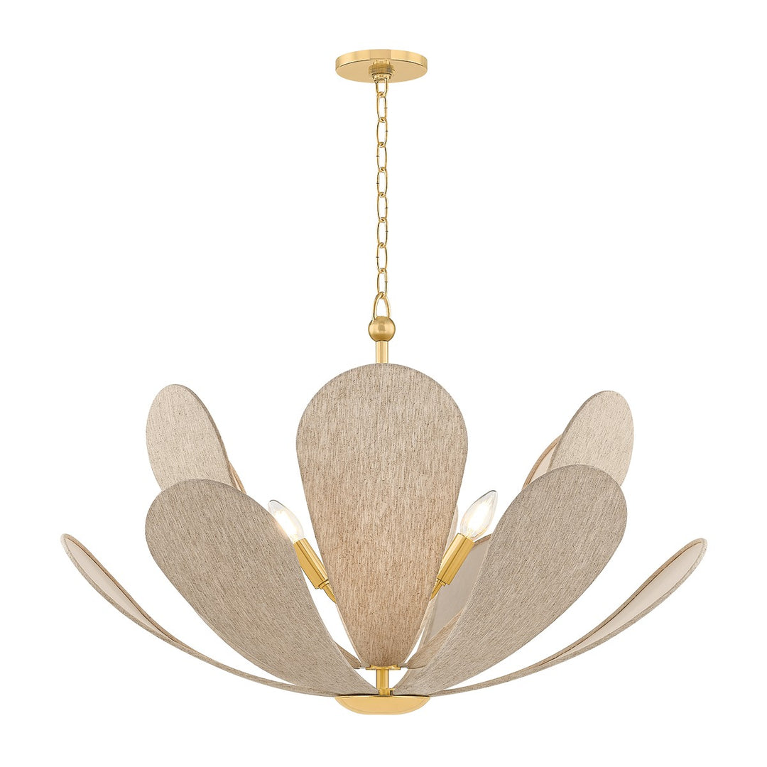 Mitzi Canada - H1024806-AGB - Six Light Chandelier - Nadine - Aged ...