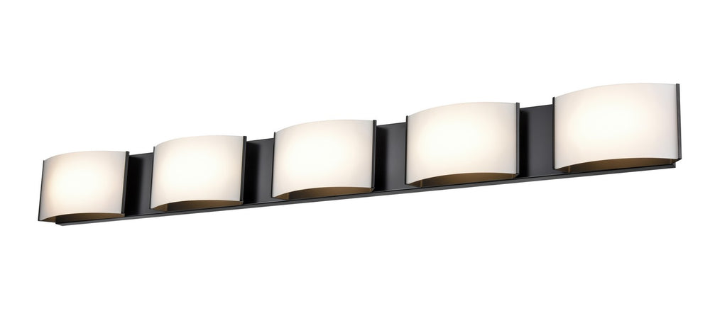 DVI Canada - DVP17155EB-OP - Five Light Vanity - Candleguard - Ebony