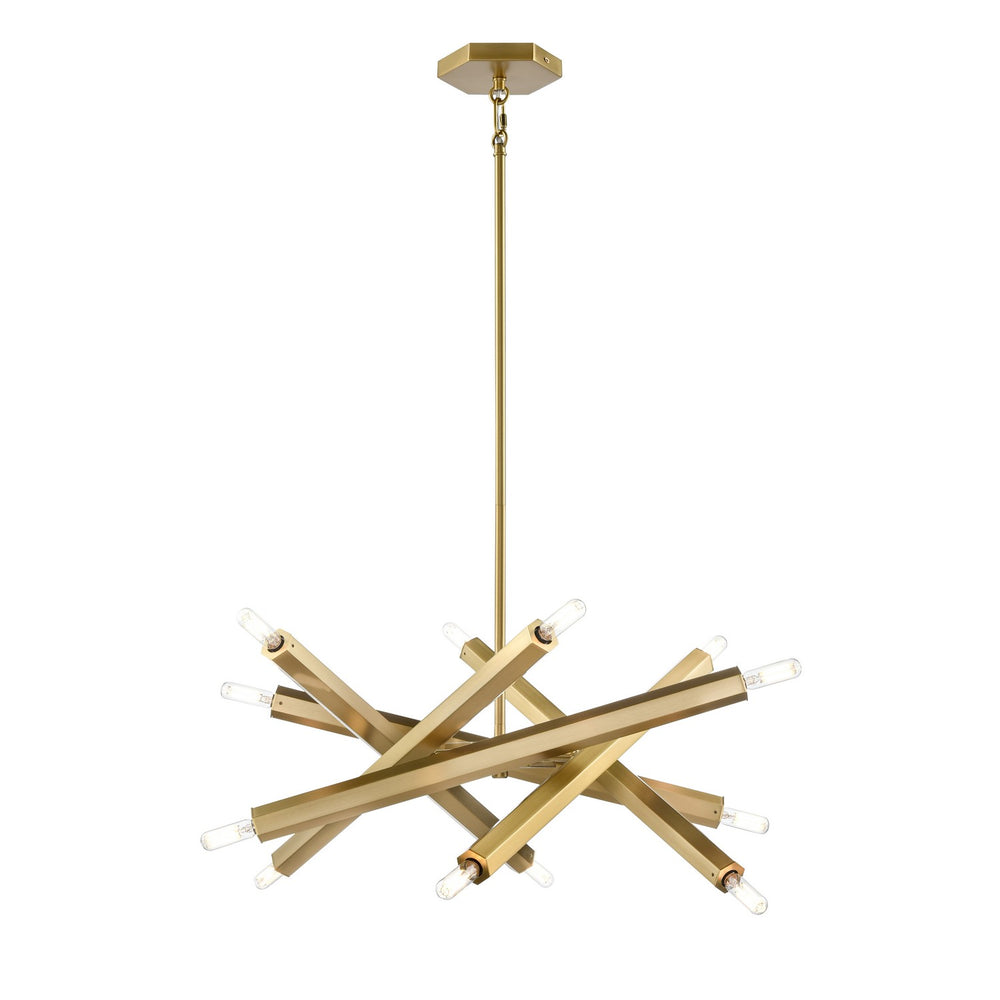 DVI Canada - DVP30649BR - 12 Light Pendant - Kestrel - Brass
