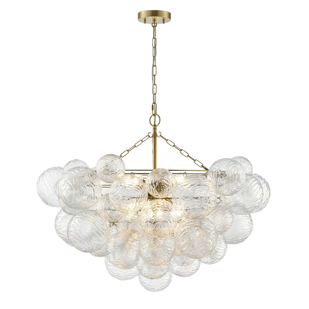 DVI Canada - DVP32829PSB-WVC - Six Light Pendant - Comet - Painted Satin Brass