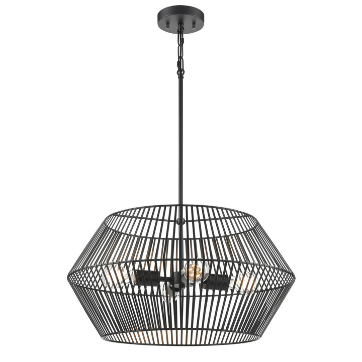 DVI Canada - DVP44505EB - Four Light Pendant - Ladysmith - Ebony