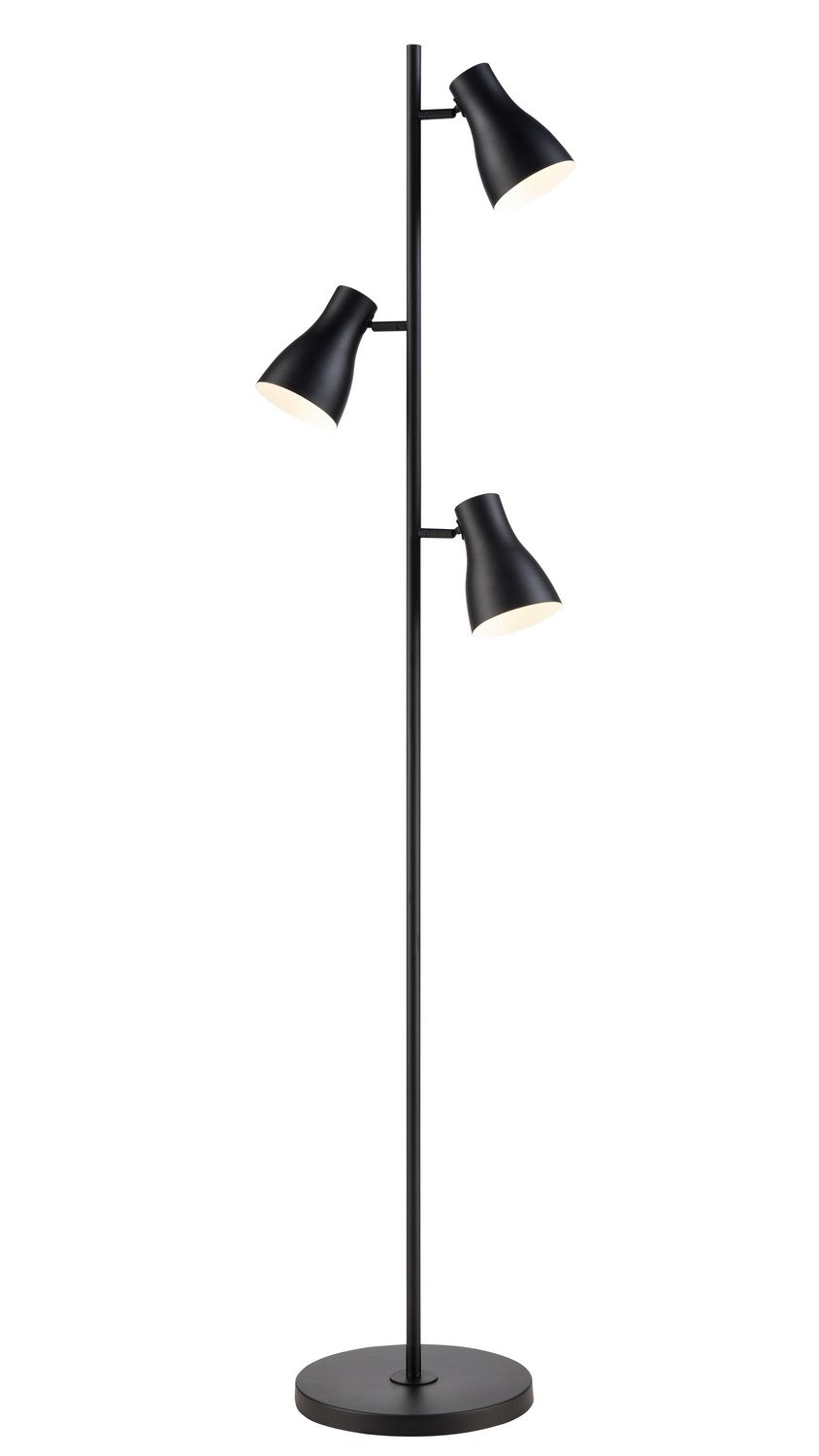 DVI Canada - DVP30409EB-MW - Floor Lamp - Agincourt Floor Lamp - Ebony/Matte White