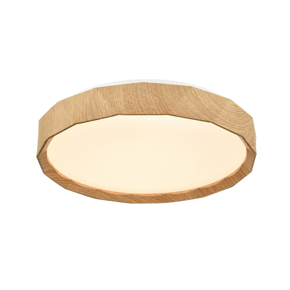 DVI Canada - DVP44138NW-5CCT - LED Flush Mount - Dawson - Natural Wood