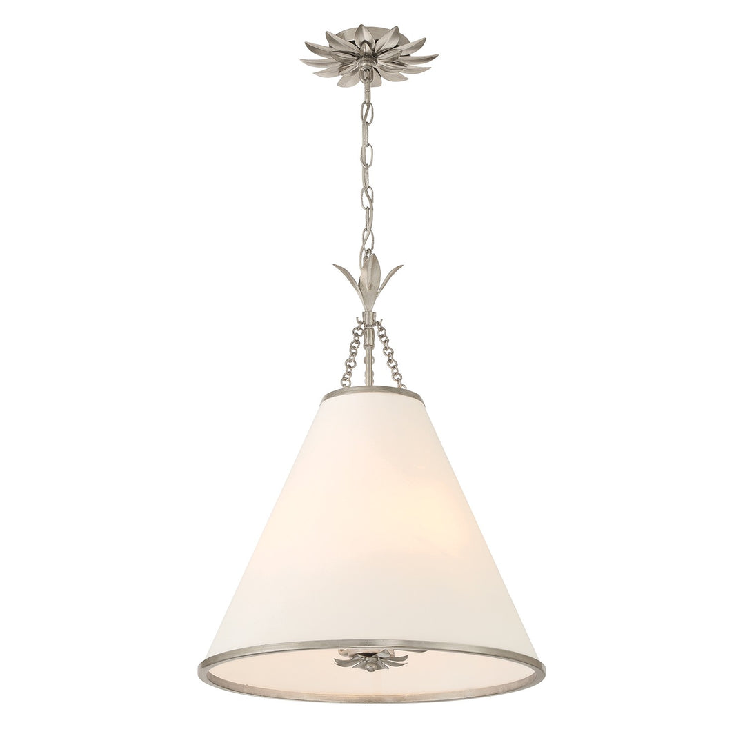 Broche Four Light Pendant in Antique Silver - available from The Lighting Shoppe, trusted by Canadian homeowners