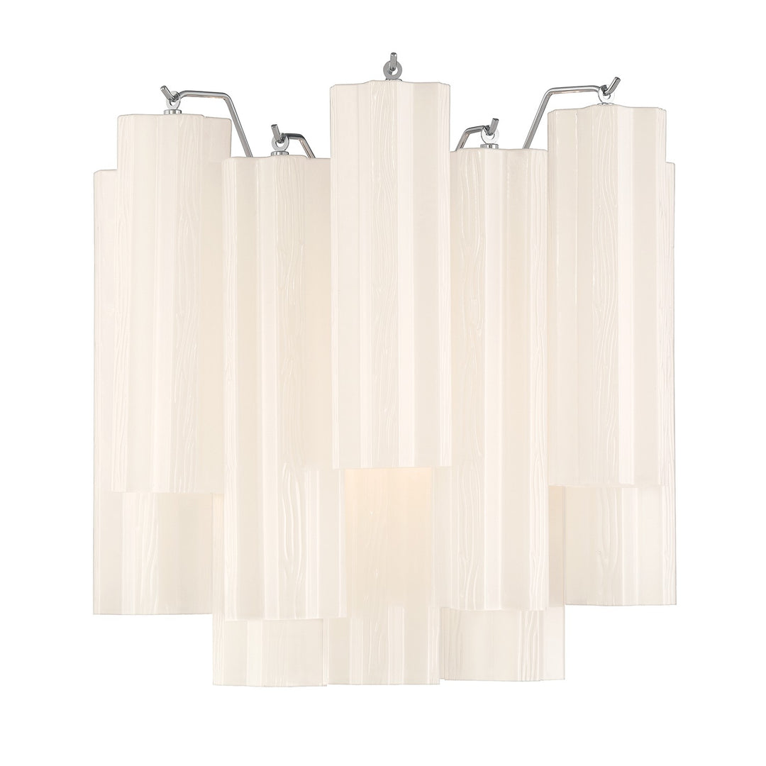 Addis Two Light Wall Sconce in Polished Chrome - available from The Lighting Shoppe, trusted by Canadian homeowners