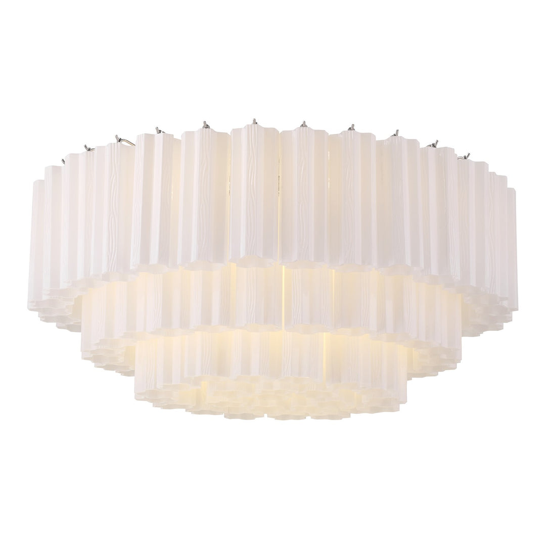 Addis 16 Light Flush Mount in Polished Chrome - available from The Lighting Shoppe, trusted by Canadian homeowners