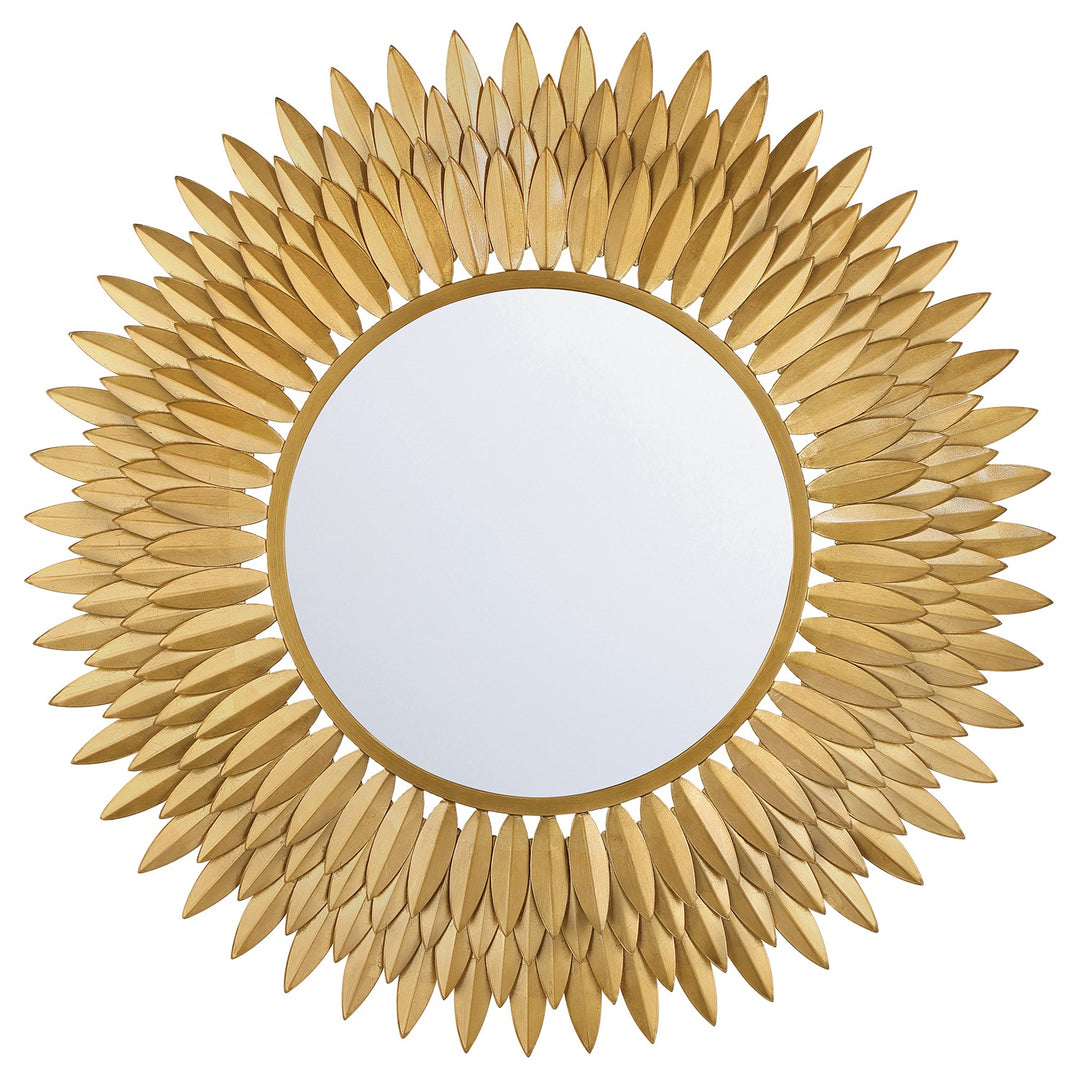 Broche Mirror in Antique Gold - available from The Lighting Shoppe, trusted by Canadian homeowners