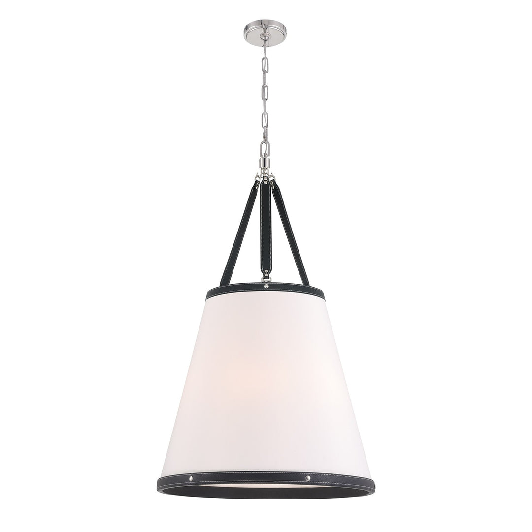 Callahan Six Light Pendant in Polished Nickel - available from The Lighting Shoppe, trusted by Canadian homeowners