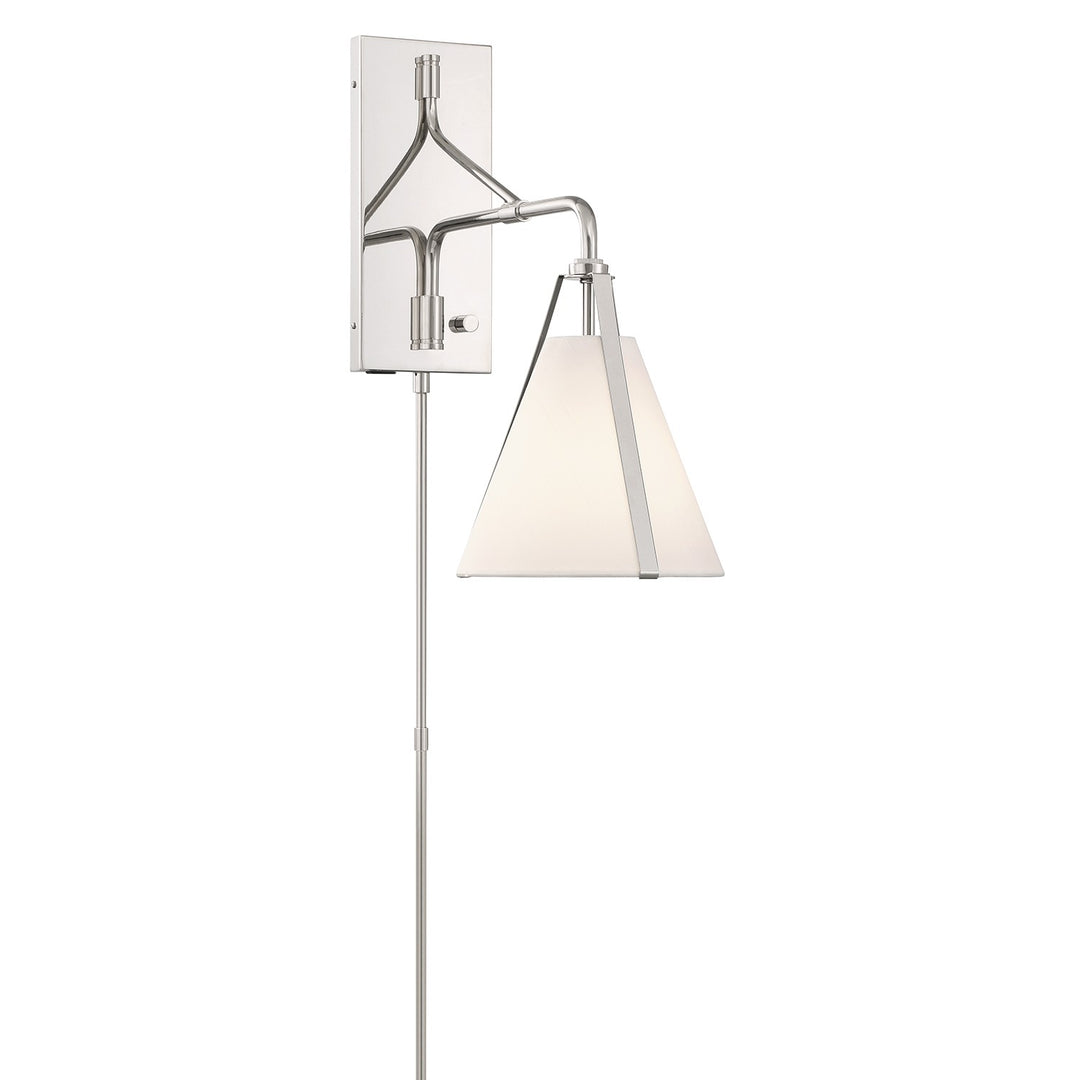 Fulton One Light Task Sconce in Polished Nickel - available from The Lighting Shoppe, trusted by Canadian homeowners