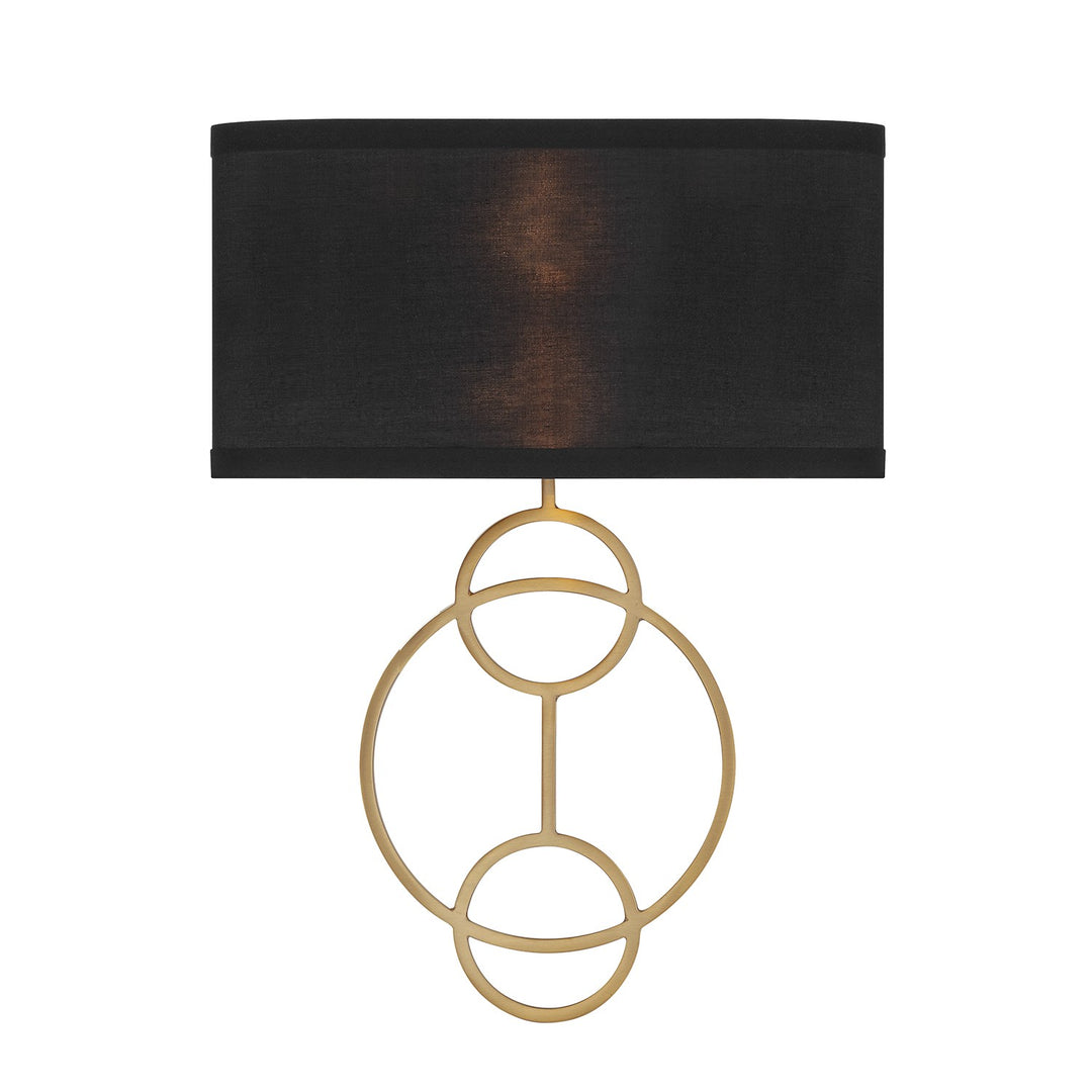 Laurel Two Light Wall Sconce in Vibrant Gold - available from The Lighting Shoppe, trusted by Canadian homeowners