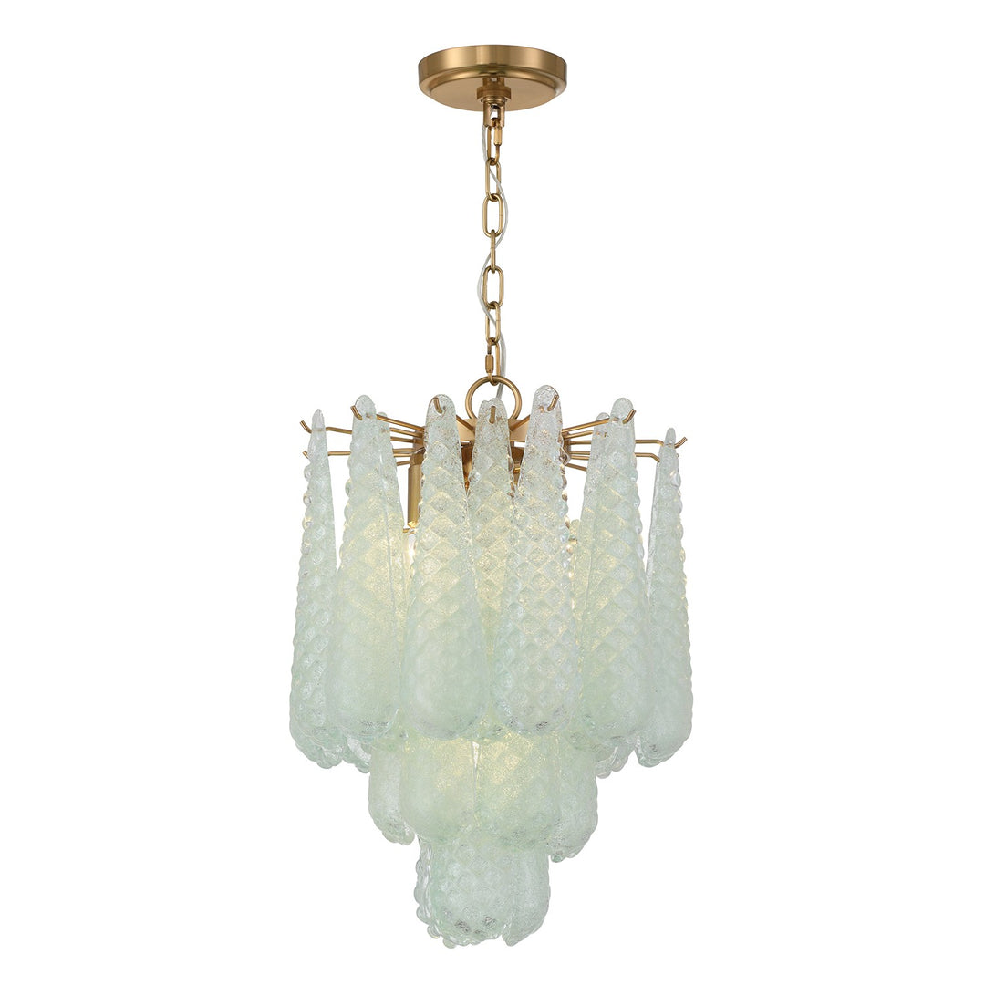 Ollie Four Light Pendant in Aged Brass - available from The Lighting Shoppe, trusted by Canadian homeowners
