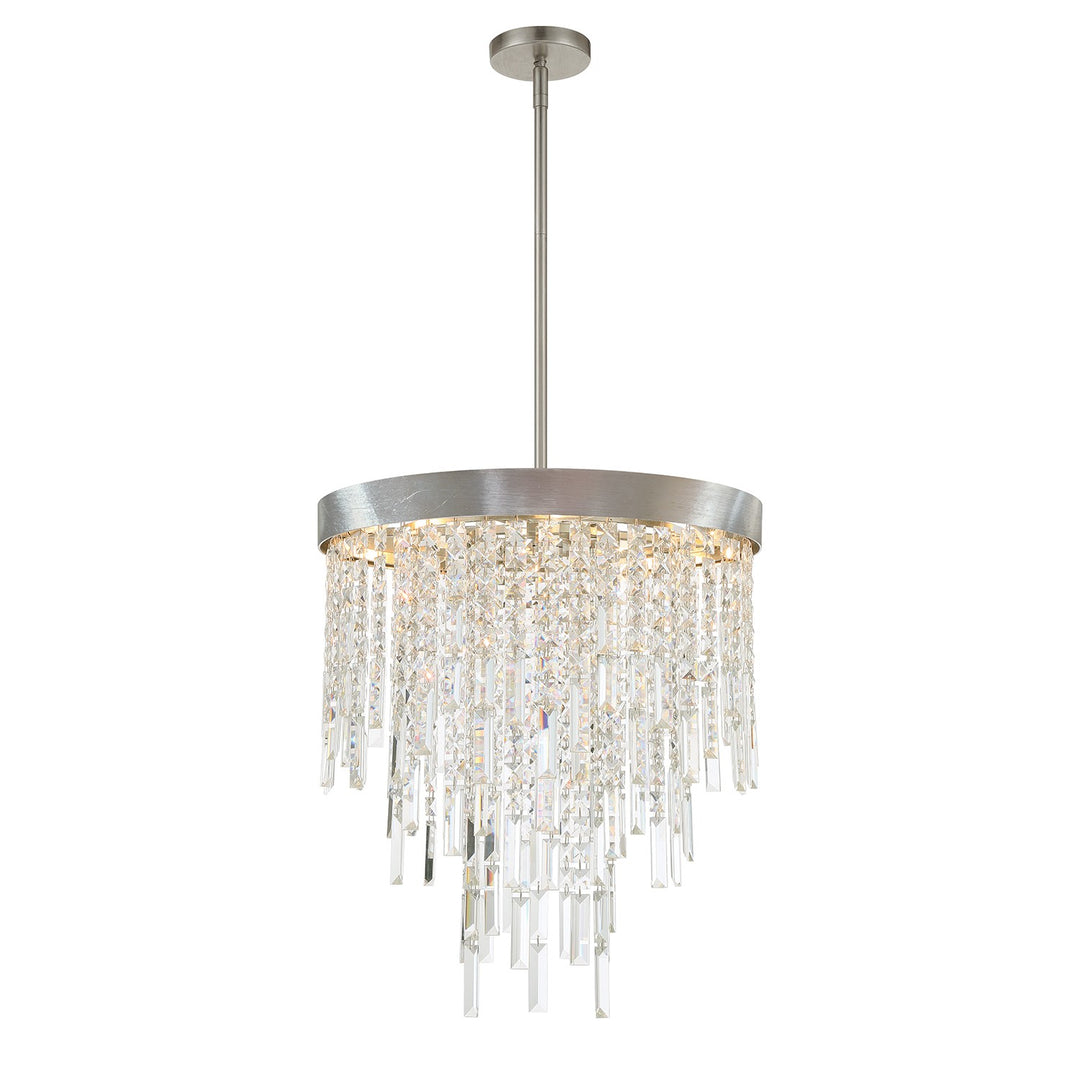 Winfield Five Light Chandelier in Antique Silver - available from The Lighting Shoppe, trusted by Canadian homeowners