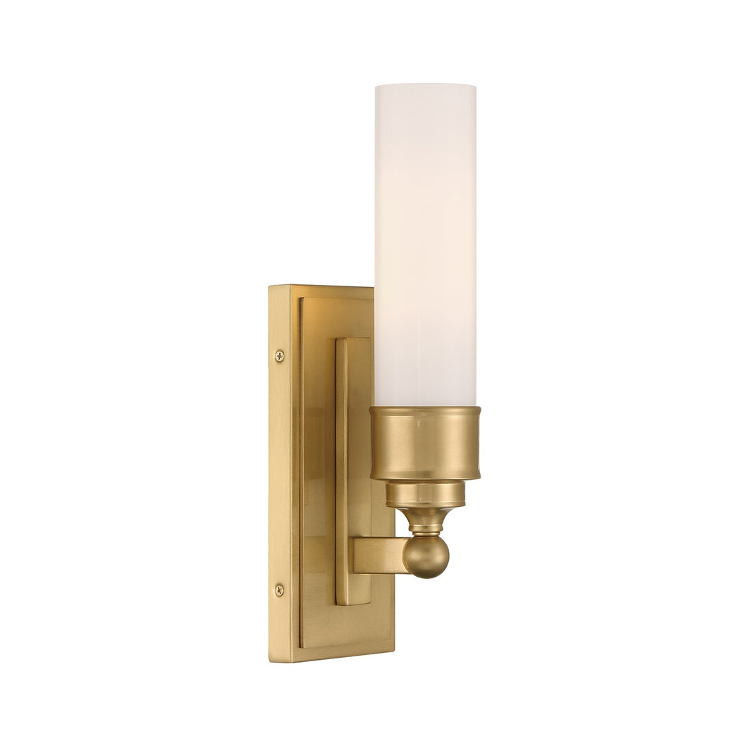 Wilcox LED Wall Sconce in Aged Brass - available from The Lighting Shoppe, trusted by Canadian homeowners