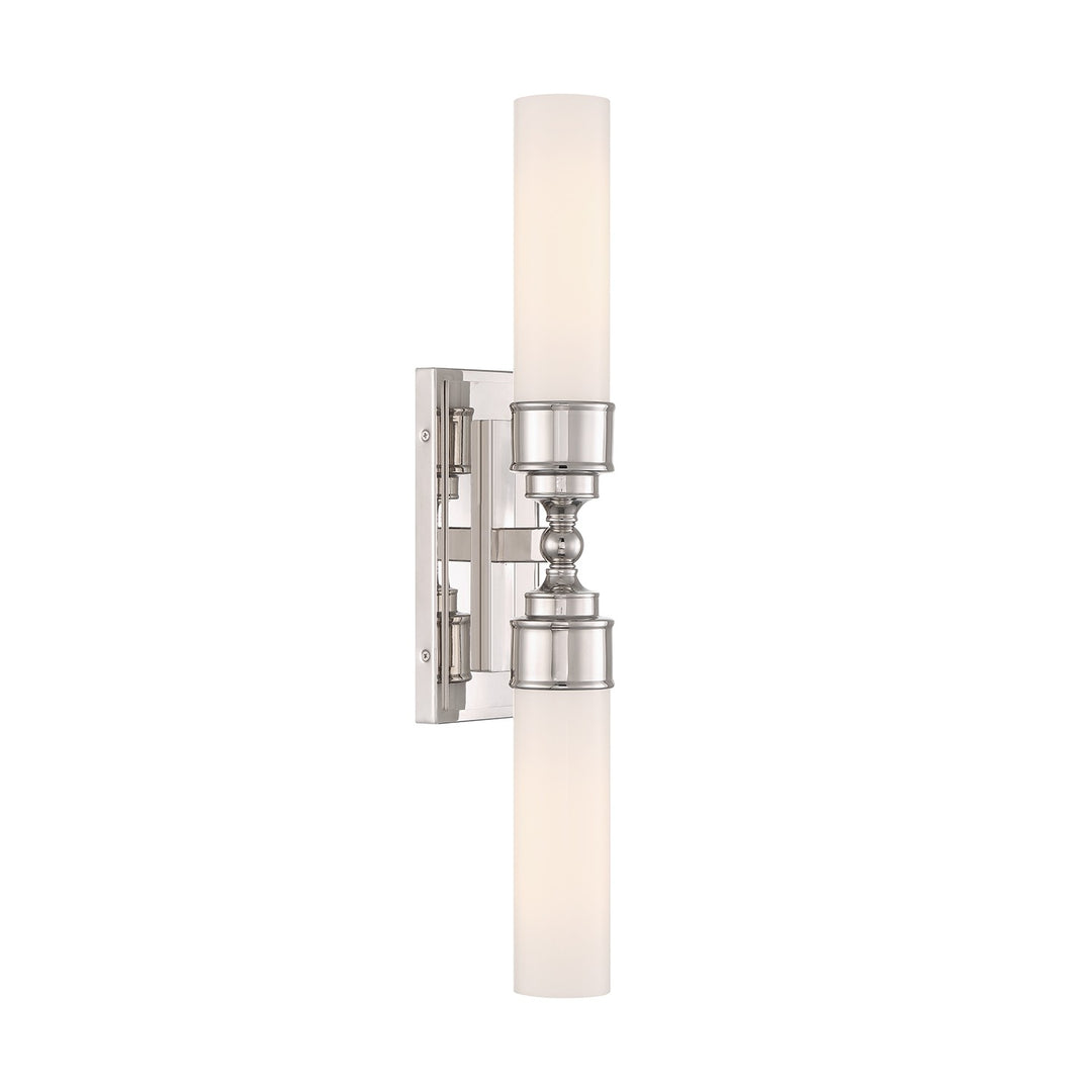 Wilcox LED Wall Sconce in Polished Nickel - available from The Lighting Shoppe, trusted by Canadian homeowners