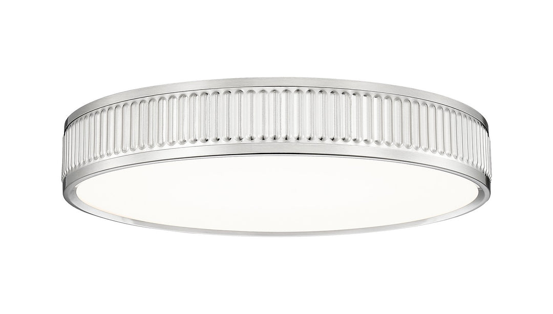 Stari LED Flush Mount in Brushed Nickel - available from The Lighting Shoppe, trusted by Canadian homeowners