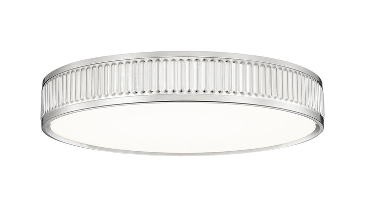 Stari LED Flush Mount in Brushed Nickel - available from The Lighting Shoppe, trusted by Canadian homeowners