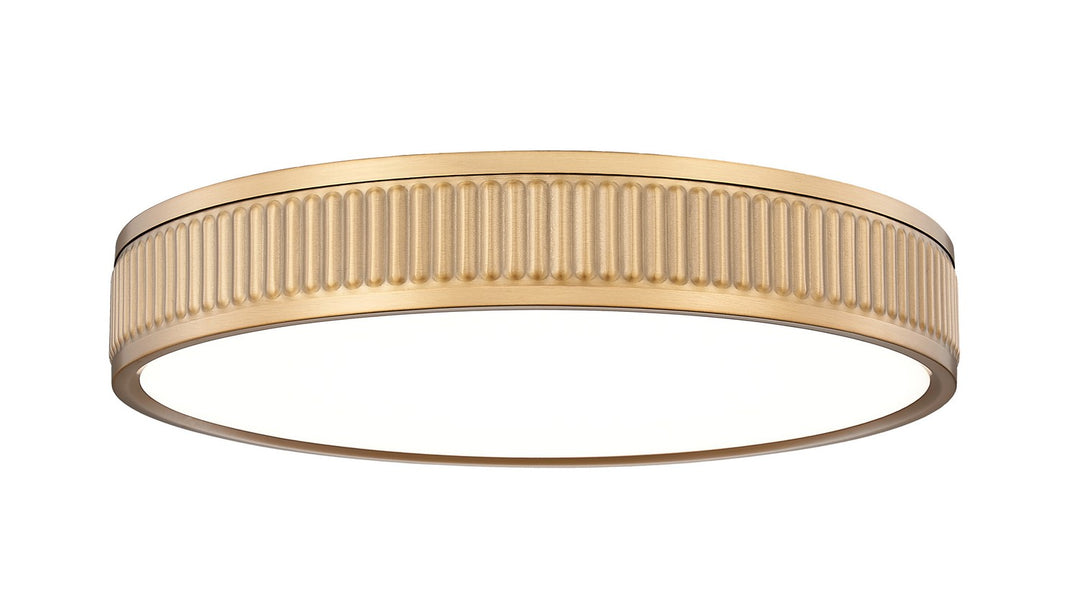 Stari LED Flush Mount in Modern Gold - available from The Lighting Shoppe, trusted by Canadian homeowners