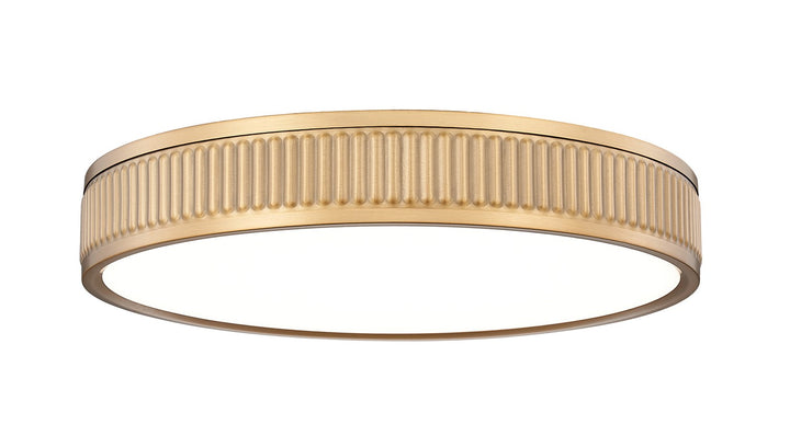 Stari LED Flush Mount in Modern Gold - available from The Lighting Shoppe, trusted by Canadian homeowners