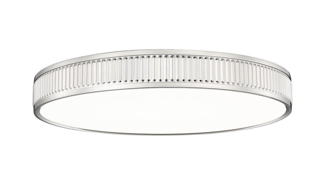 Stari LED Flush Mount in Brushed Nickel - available from The Lighting Shoppe, trusted by Canadian homeowners