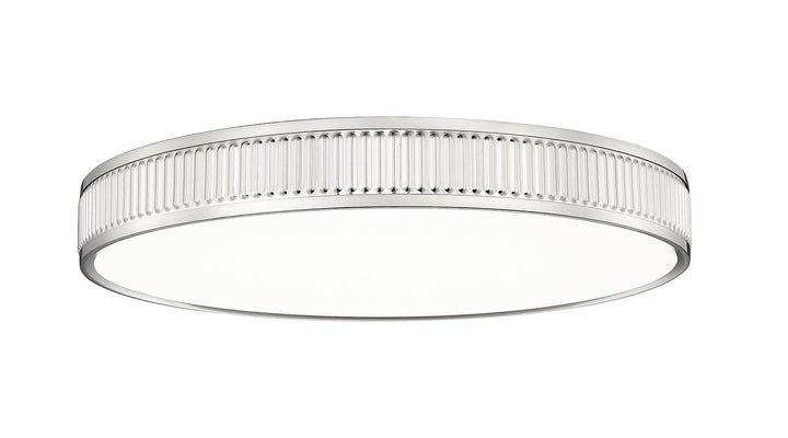 Stari LED Flush Mount in Brushed Nickel - available from The Lighting Shoppe, trusted by Canadian homeowners