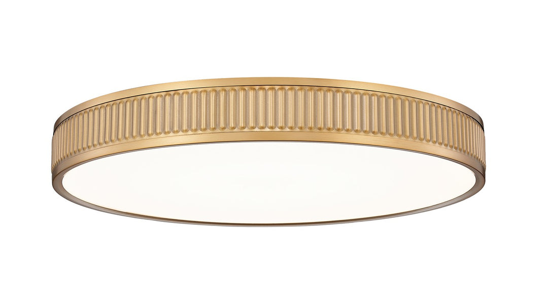 Stari LED Flush Mount in Modern Gold - available from The Lighting Shoppe, trusted by Canadian homeowners