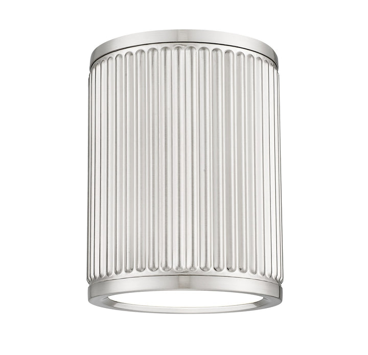 Stari LED Flush Mount in Brushed Nickel - available from The Lighting Shoppe, trusted by Canadian homeowners