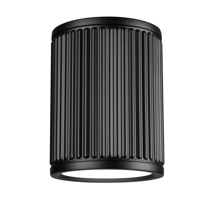 Stari LED Flush Mount in Matte Black - available from The Lighting Shoppe, trusted by Canadian homeowners