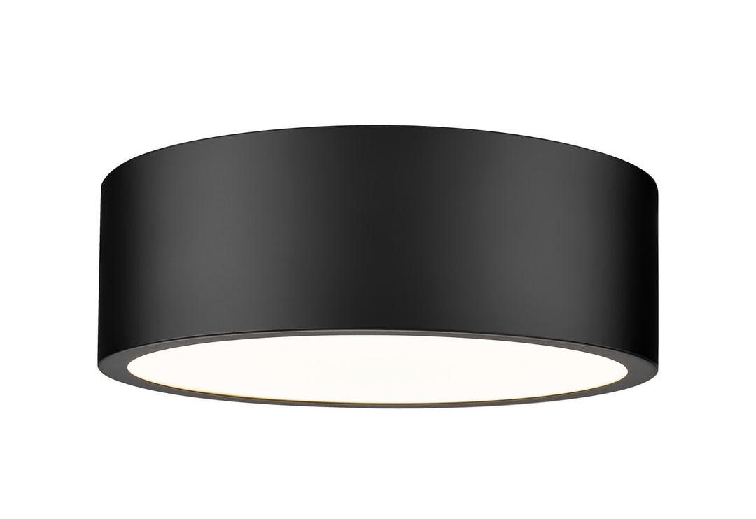 Coronado LED Flush Mount in Matte Black - available from The Lighting Shoppe, trusted by Canadian homeowners