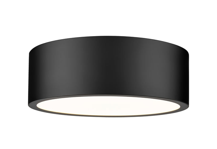 Coronado LED Flush Mount in Matte Black - available from The Lighting Shoppe, trusted by Canadian homeowners