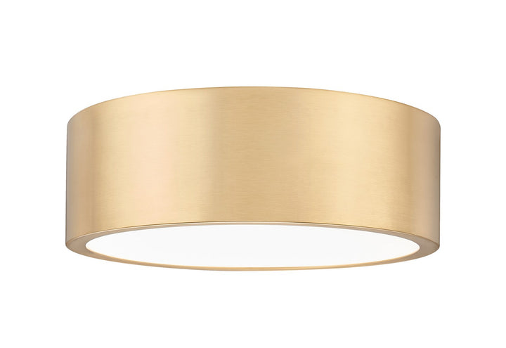 Coronado LED Flush Mount in Modern Gold - available from The Lighting Shoppe, trusted by Canadian homeowners