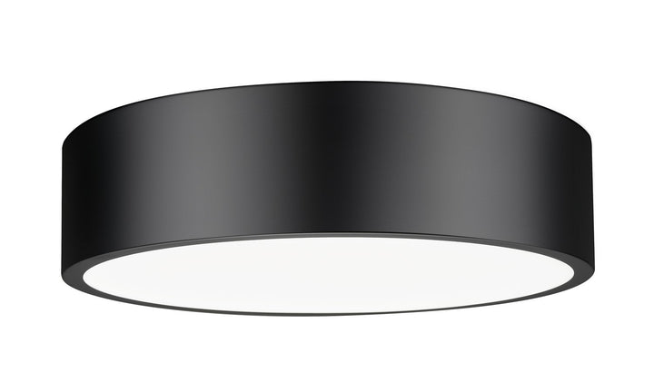 Coronado LED Flush Mount in Matte Black - available from The Lighting Shoppe, trusted by Canadian homeowners