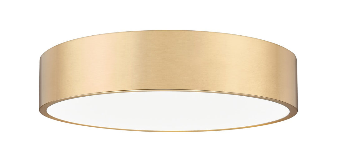 Coronado LED Flush Mount in Modern Gold - available from The Lighting Shoppe, trusted by Canadian homeowners