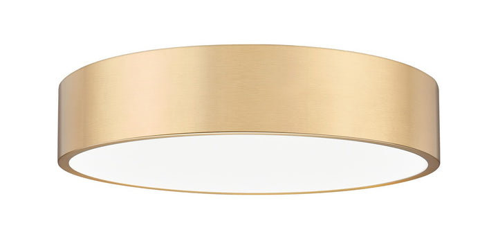 Coronado LED Flush Mount in Modern Gold - available from The Lighting Shoppe, trusted by Canadian homeowners