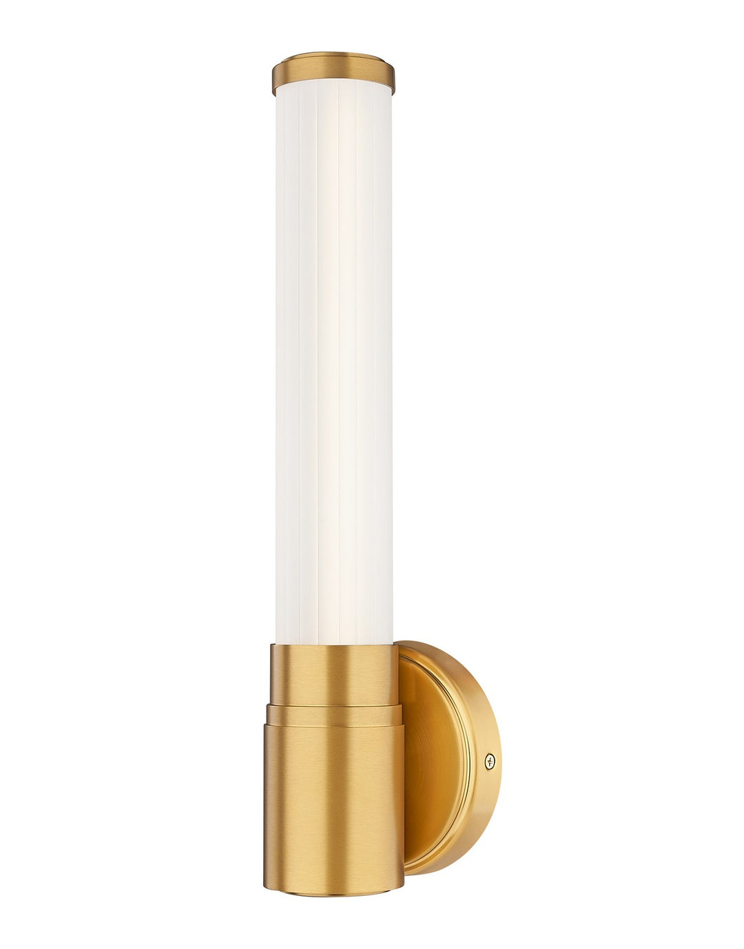 Warwick LED Wall Sconce in Modern Gold - available from The Lighting Shoppe, trusted by Canadian homeowners