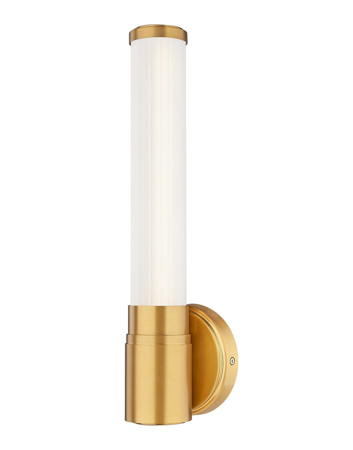 Warwick LED Wall Sconce in Modern Gold - available from The Lighting Shoppe, trusted by Canadian homeowners