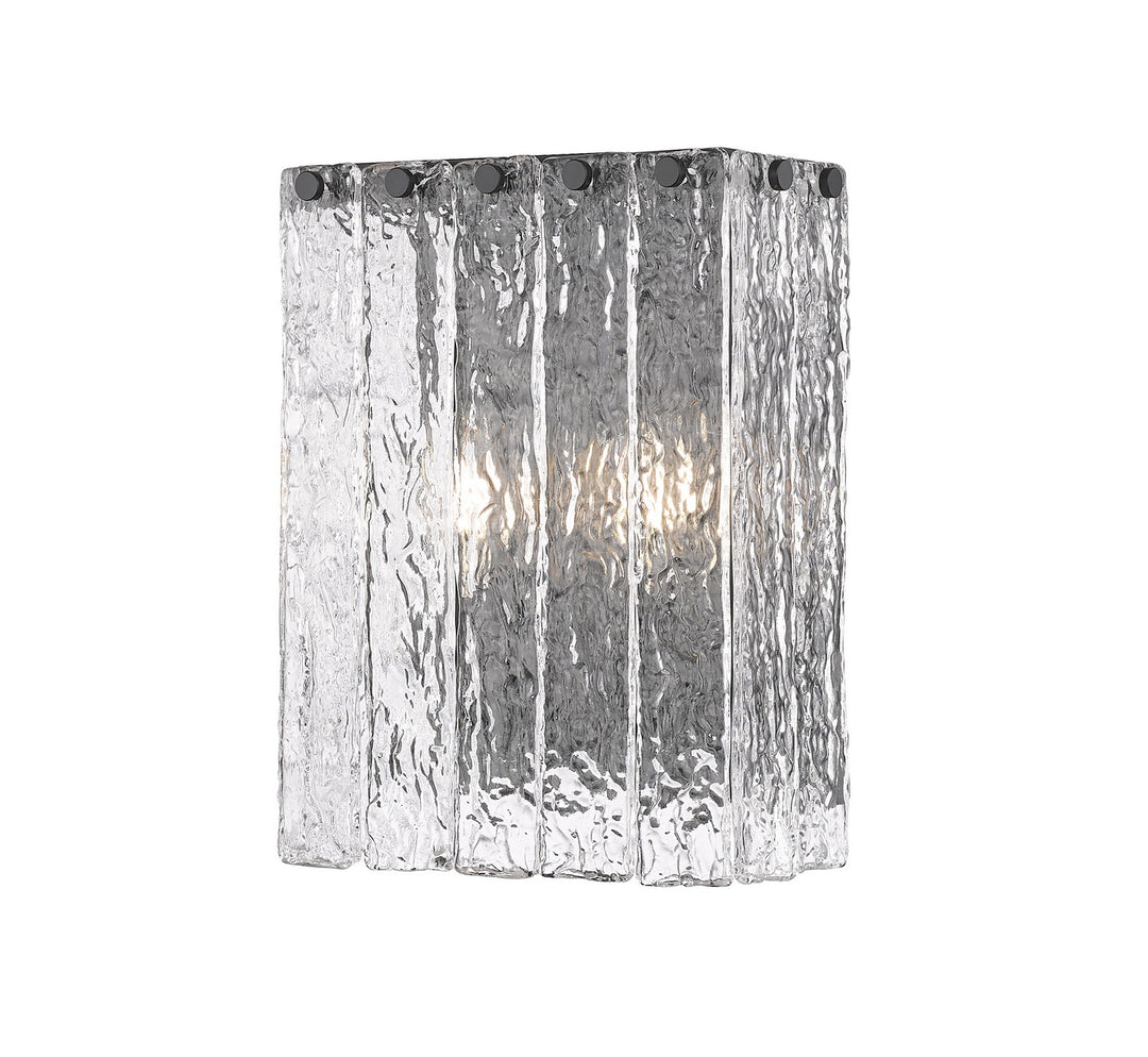 Glacier Two Light Wall Sconce in Matte Black - available from The Lighting Shoppe, trusted by Canadian homeowners