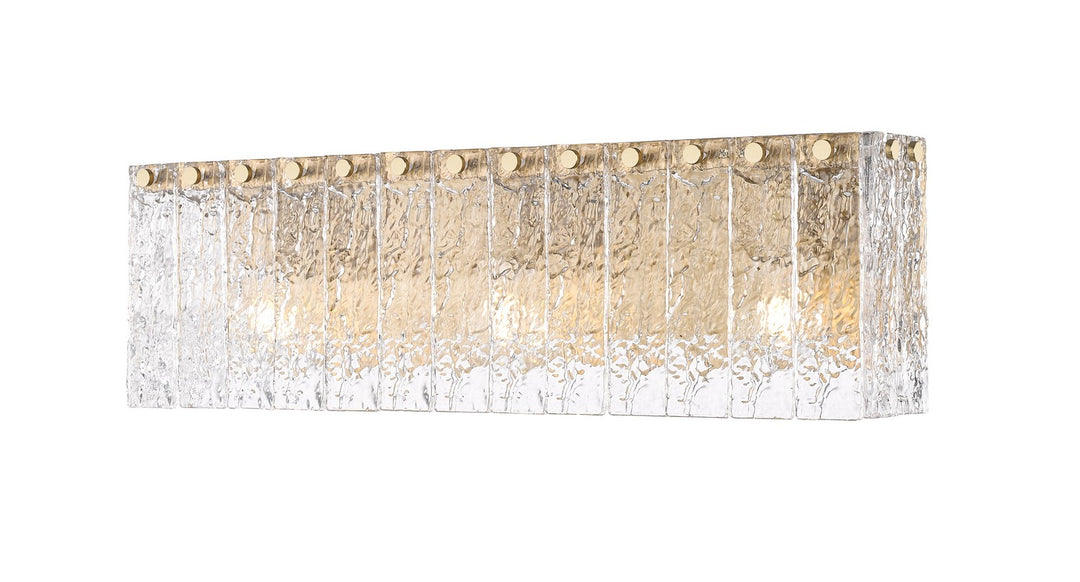 Z-Lite Canada - 1943-3V-MGLD - Three Light Vanity - Glacier - Modern Gold