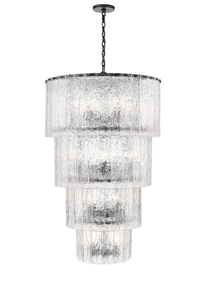 Z-Lite Canada - 1943-48MB - 18 Light Chandelier - Glacier - Matte Black
