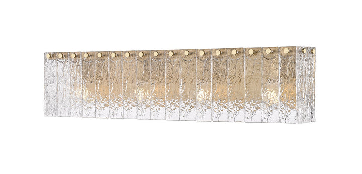 Z-Lite Canada - 1943-4V-MGLD - Four Light Vanity - Glacier - Modern Gold