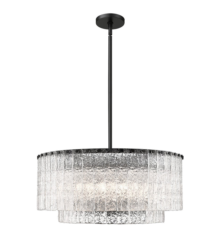 Z-Lite Canada - 1943P26-2-MB - Ten Light Pendant - Glacier - Matte Black
