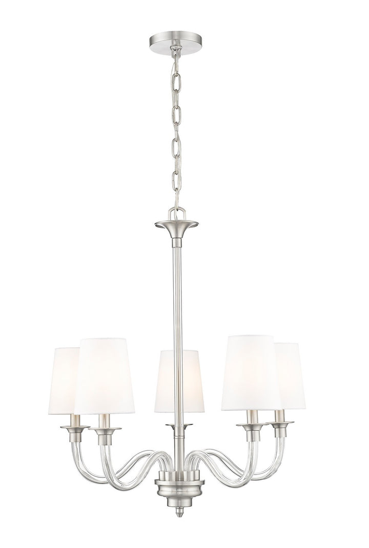 Z-Lite Canada - 1950-5BN - Five Light Chandelier - Katerina - Brushed Nickel