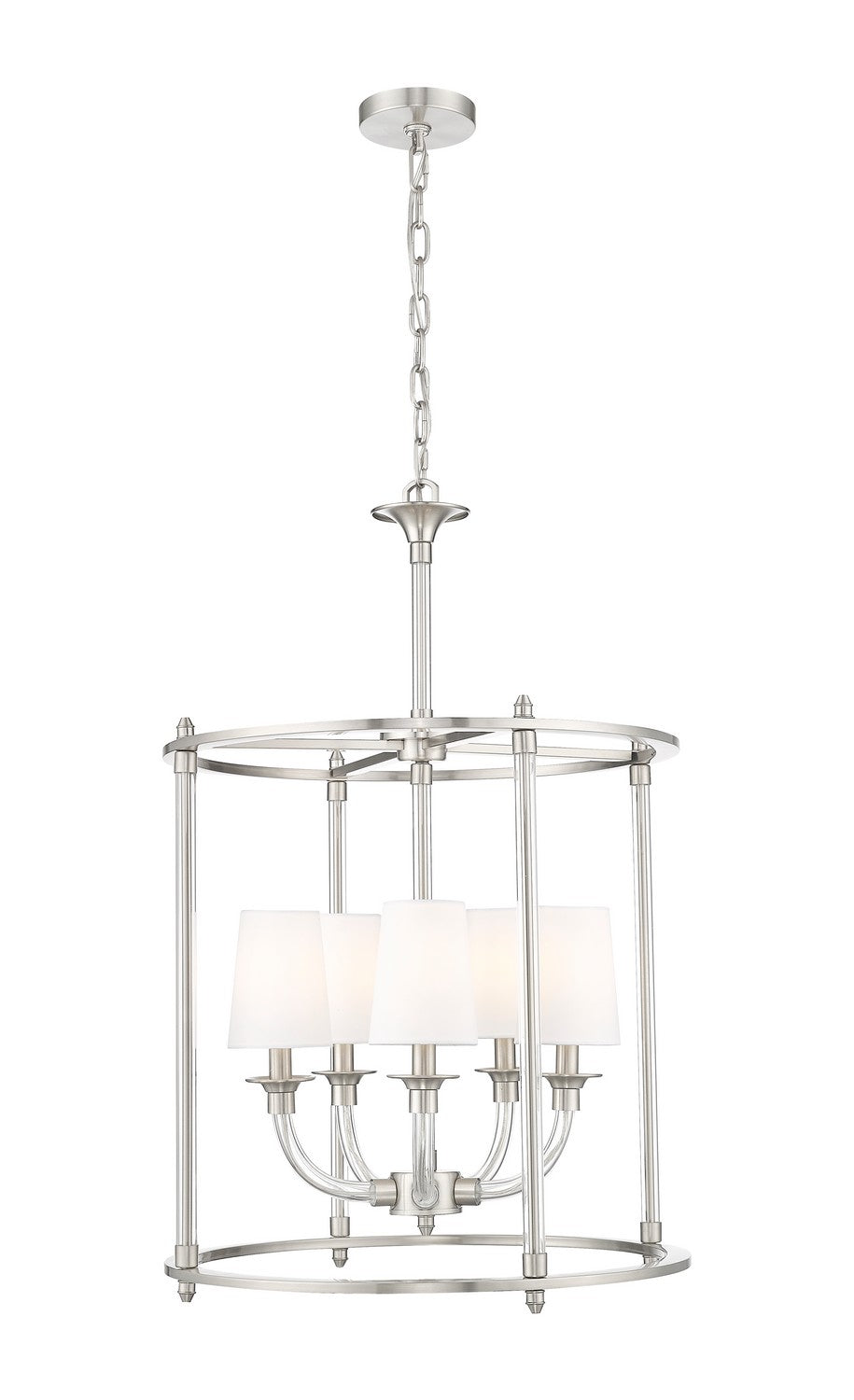 Z-Lite Canada - 1950-5C-BN - Five Light Chandelier - Katerina - Brushed Nickel