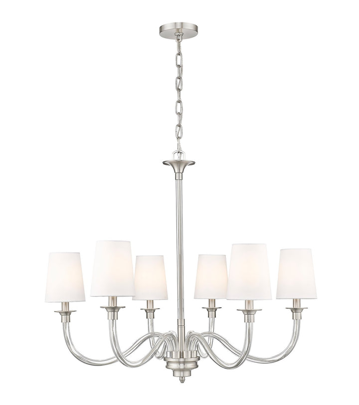 Z-Lite Canada - 1950-6BN - Six Light Chandelier - Katerina - Brushed Nickel