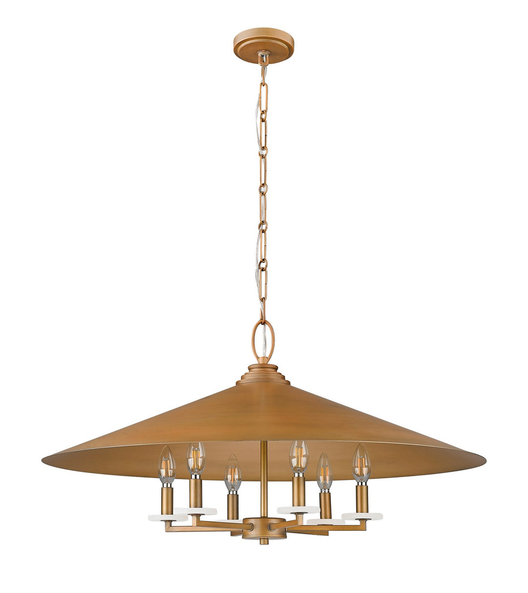 Z-Lite Canada - 1953-32SGD - Six Light Pendant - Rialto - Signature Gold