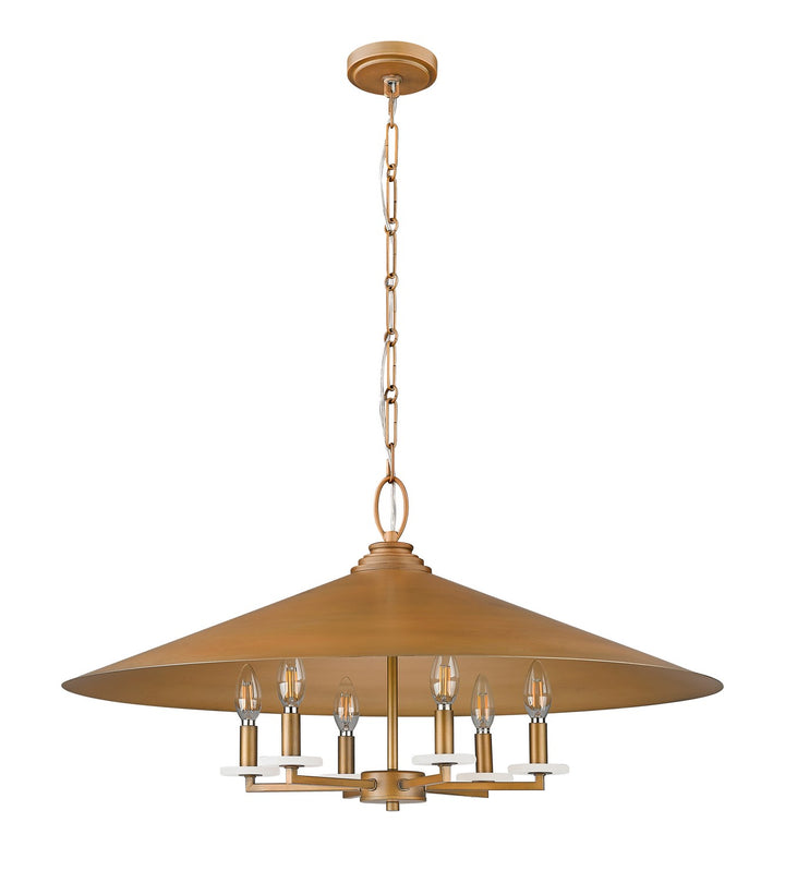 Z-Lite Canada - 1953-32SGD - Six Light Pendant - Rialto - Signature Gold